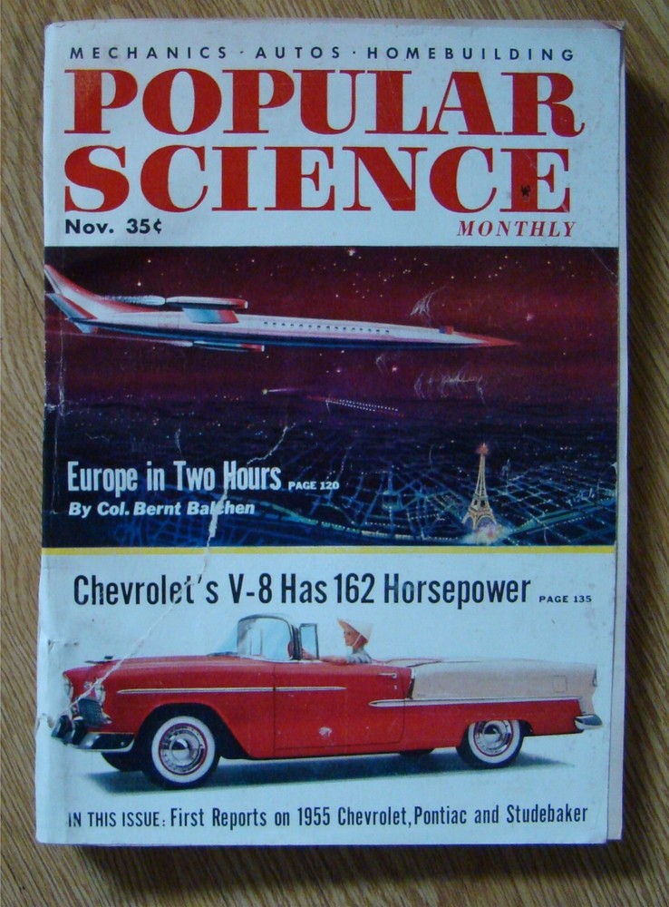 Ten 1950's POPULAR SCIENCE Magazines old
