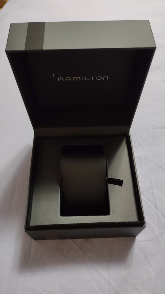 New Authentic Hamilton Watch Presentation Box & Khaki X-WIND Manual