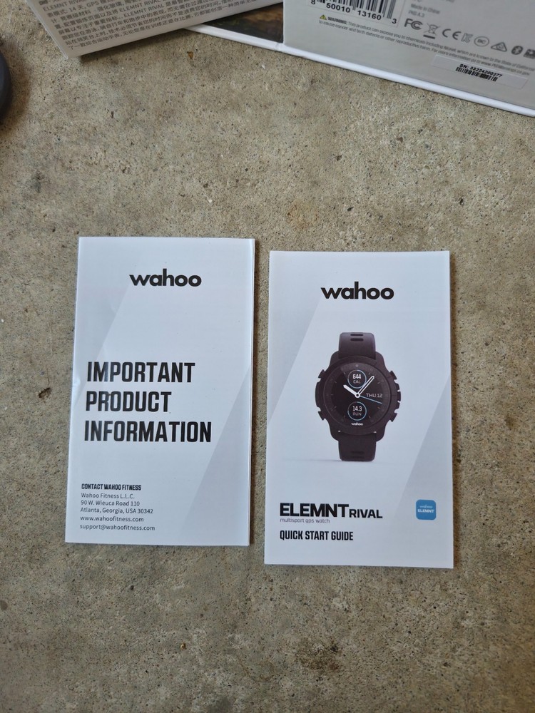 Wahoo ELEMNT RIVAL Multisport GPS Watch - White