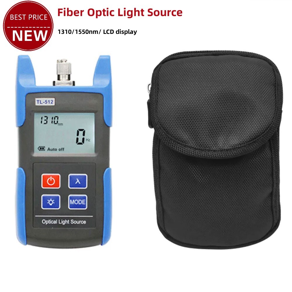 1310 1550nm SM Optical Light Source Fiber Optic Light Source LCD Display TL-512