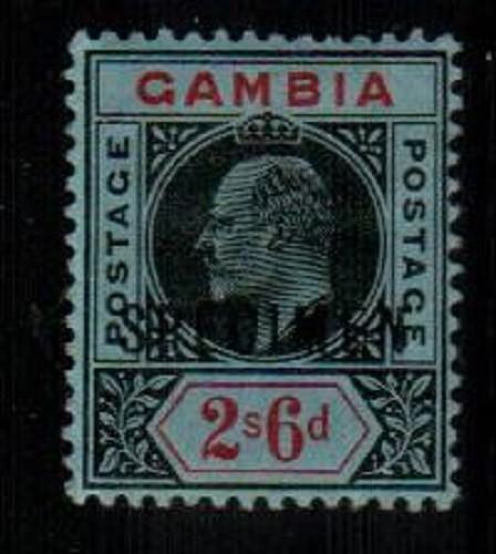 Gambia Scott 63 Mint hinged (Specimen)