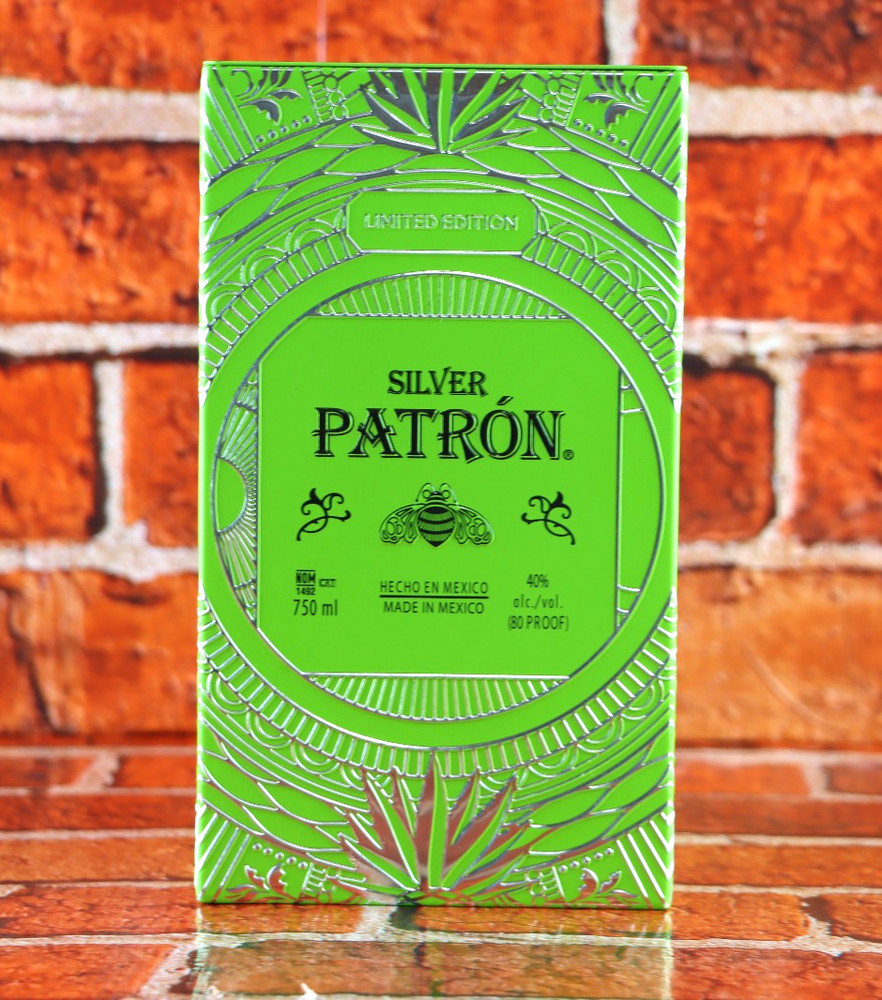 Silver Patron Limited Edition 750ml Case Box Only (GREEN)
