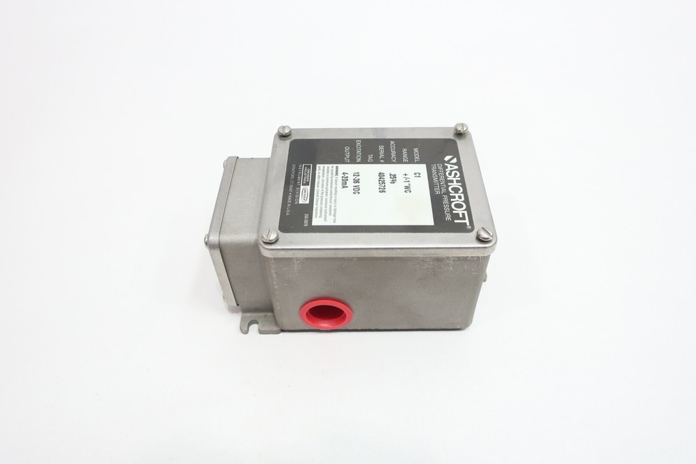 Ashcroft C1 Differential Pressure Transmitter 12-36v-dc 1in-h2o