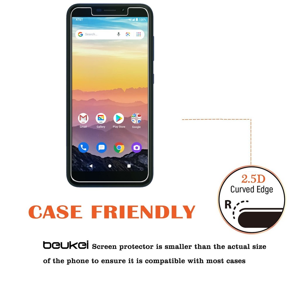 (3 Pack) Compatible for ATT Calypso (U318AA) Screen Protector Tempered Glass,...