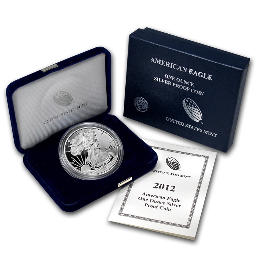 2012 W Proof Silver Eagle w/Box & COA  ~~ PRISTINE ~~