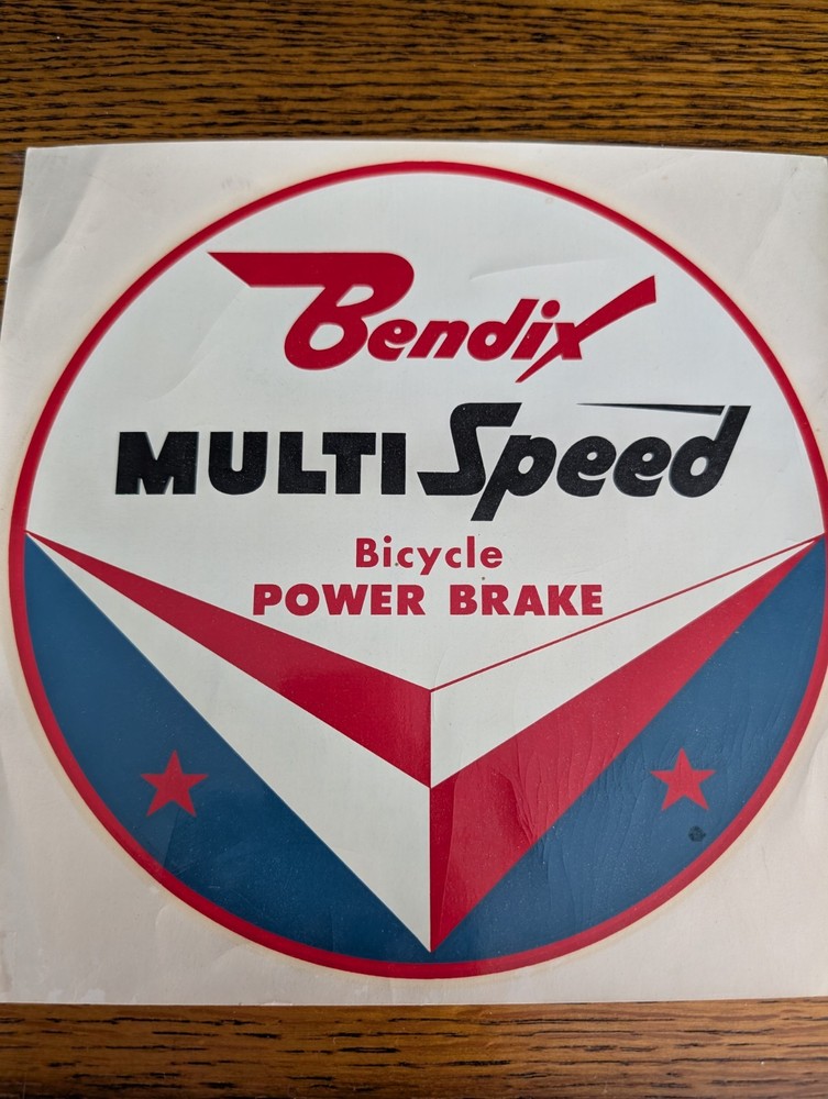 Vintage Bendix Stewart Warner Cadet Bicycle Waterslide Decals
