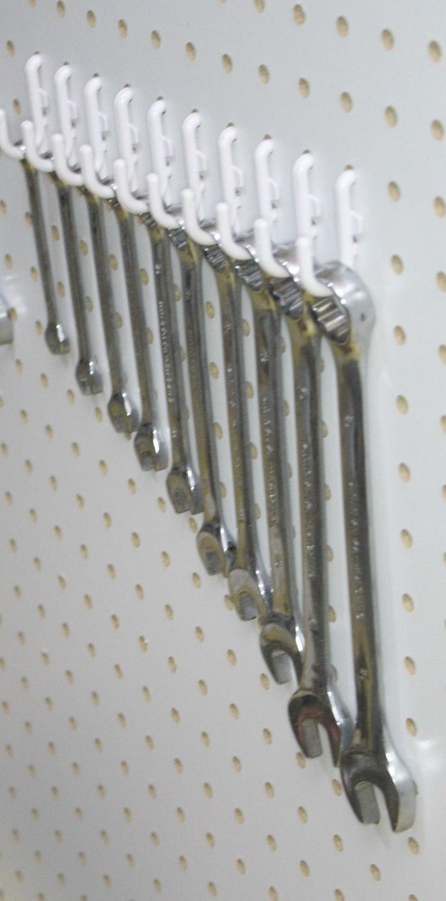 Plastic J Style Pegboard Hooks Combo Kit Tool Storage - Pick A Pack