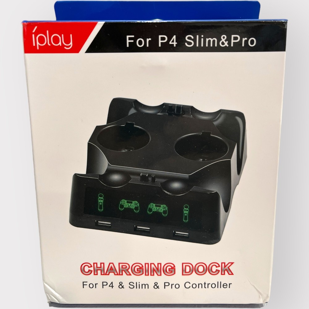 For PS4 /Slim/Pro Cooling Station Vertical Stand Controller Charging Dock