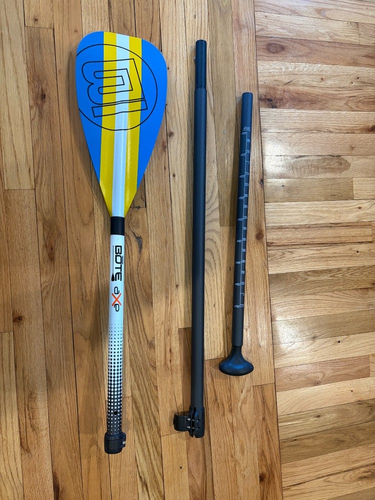 3-Piece Adjustable Fiberglass Paddle Bote (Blue variation)
