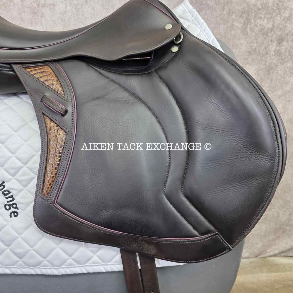 2021 Stackhouse Monoflap Jump Saddle, 18" Seat (Read Description)