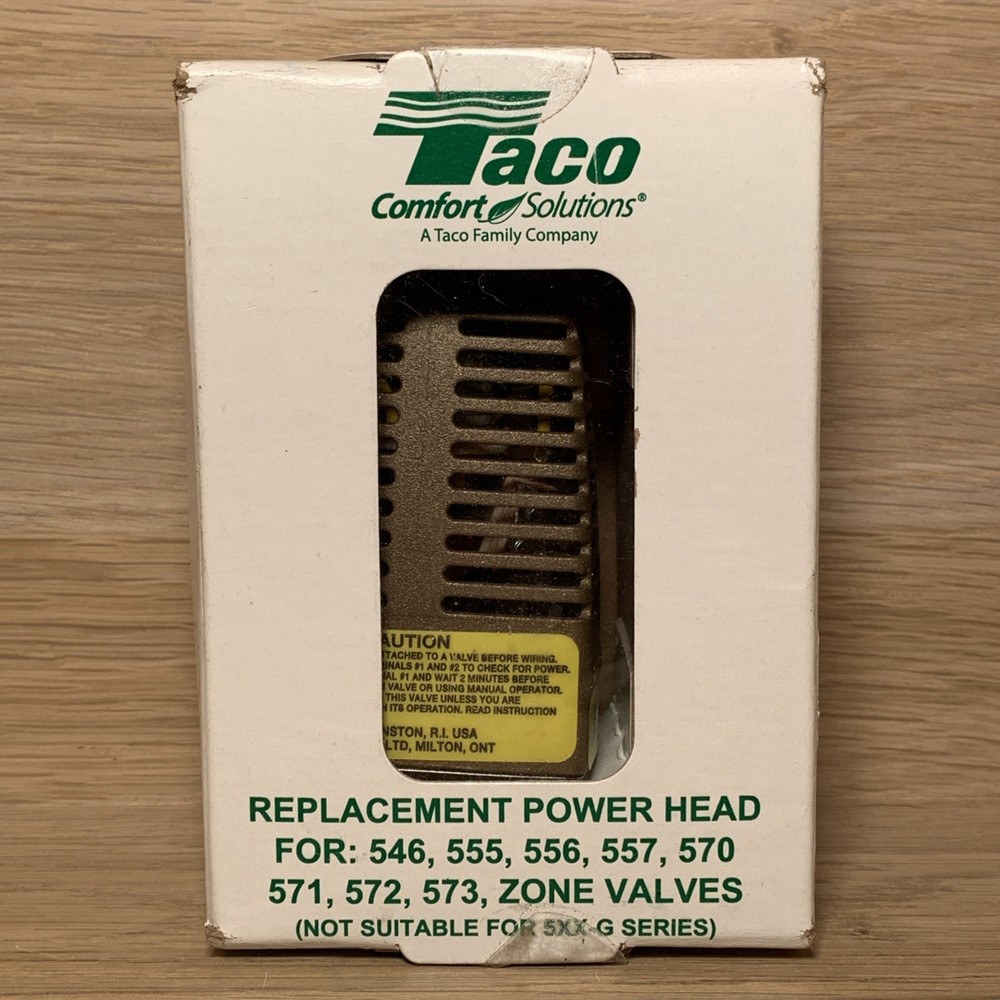 Taco 555-050RP Zone Valve Power Head Replacement Part NIB