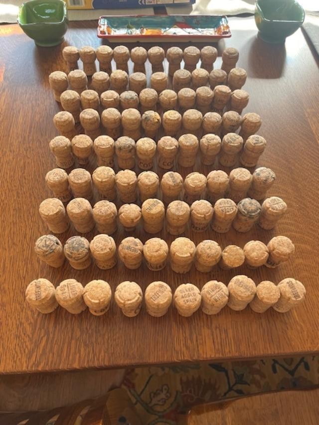 Used Wine and Champagne Corks
