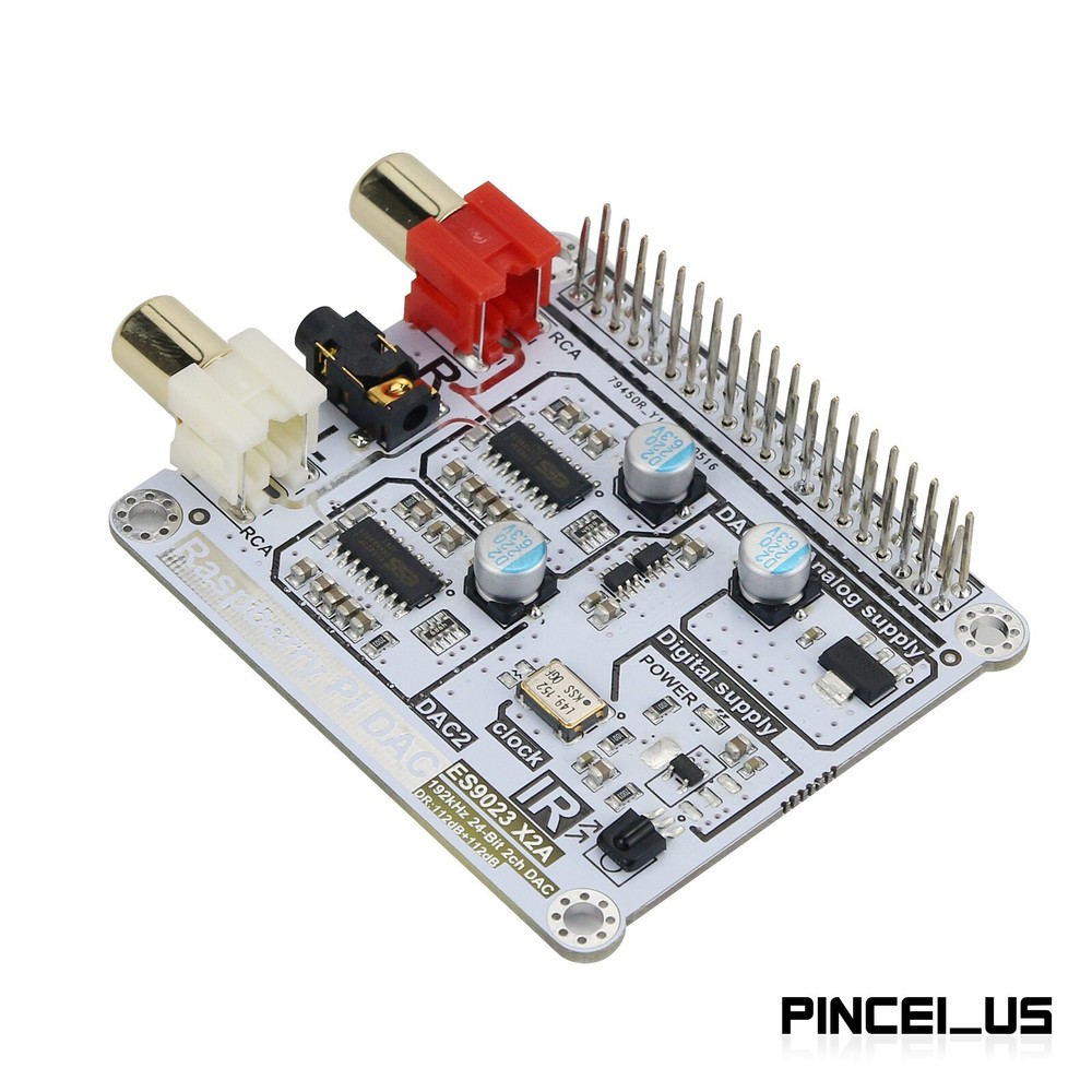 For Volumio Mode Raspberry Pi DAC Raspberry Pi 3B+ HIFI Dual Decoding DAC I2S