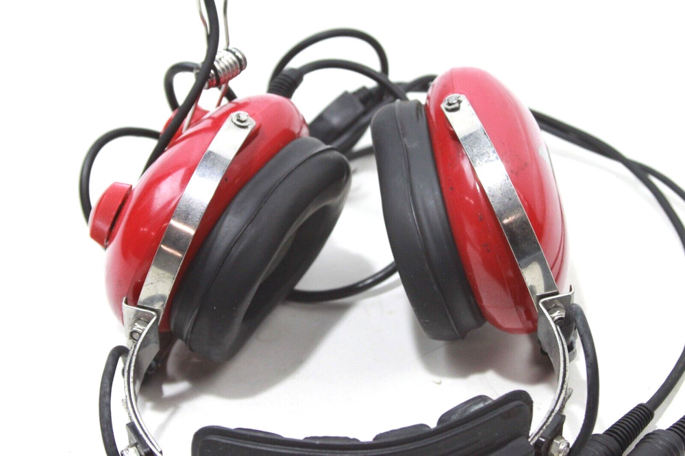 Aviation Communication Headset Model AC-250 Red Color