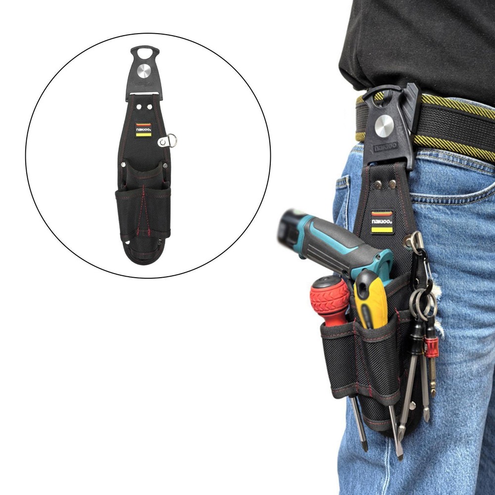 Tool Belt Side Belt Pouch Utility Toolbelt Adjustable Multipurpose Hardware Bag