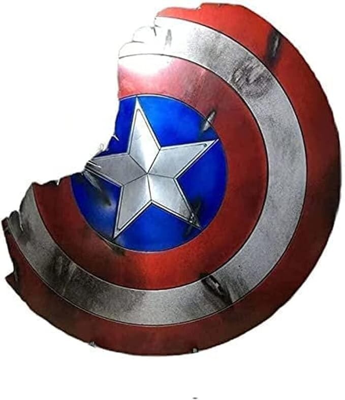 Captain America Shield Prop Handmade Replica First Avenger Shield Metal Shield