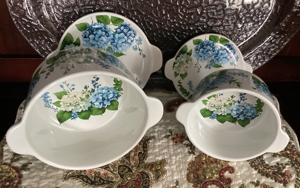 TEMP-TATIONS HYDRANGEA EASTER SPRING GORGEOUS PATTERN 🌱 🐣 HTF TEMPTATIONS