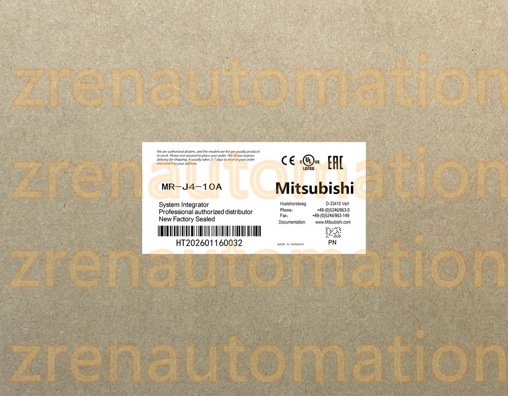 MR-J4-10A Mitsubishi PLC Module/CPU/Servo Driver Fast Shipping HTQ0