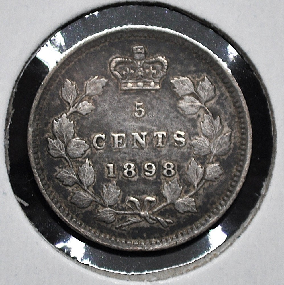 1898 Canada 5 Cents