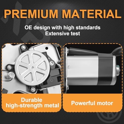 Rear Left Driver Side Power Window Regulator with Motor fit Rear Driver Side