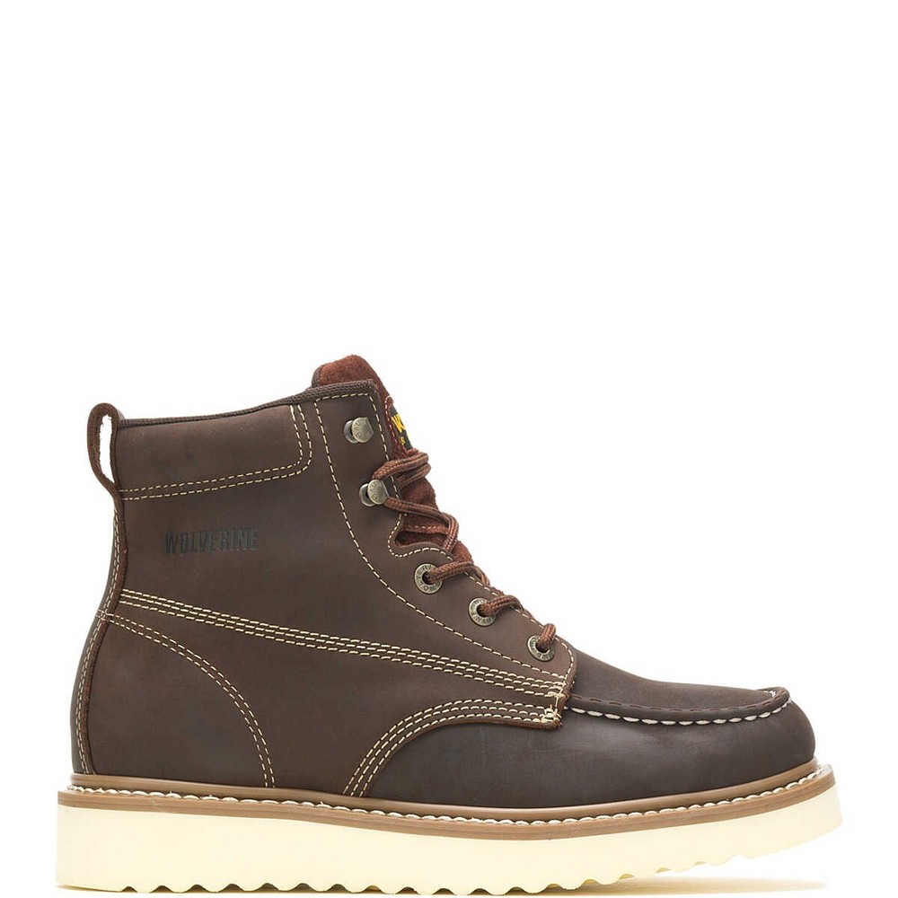 *WOLVERINE* Men's Loader 6" Wedge Boot-SOFT TOE- W10744