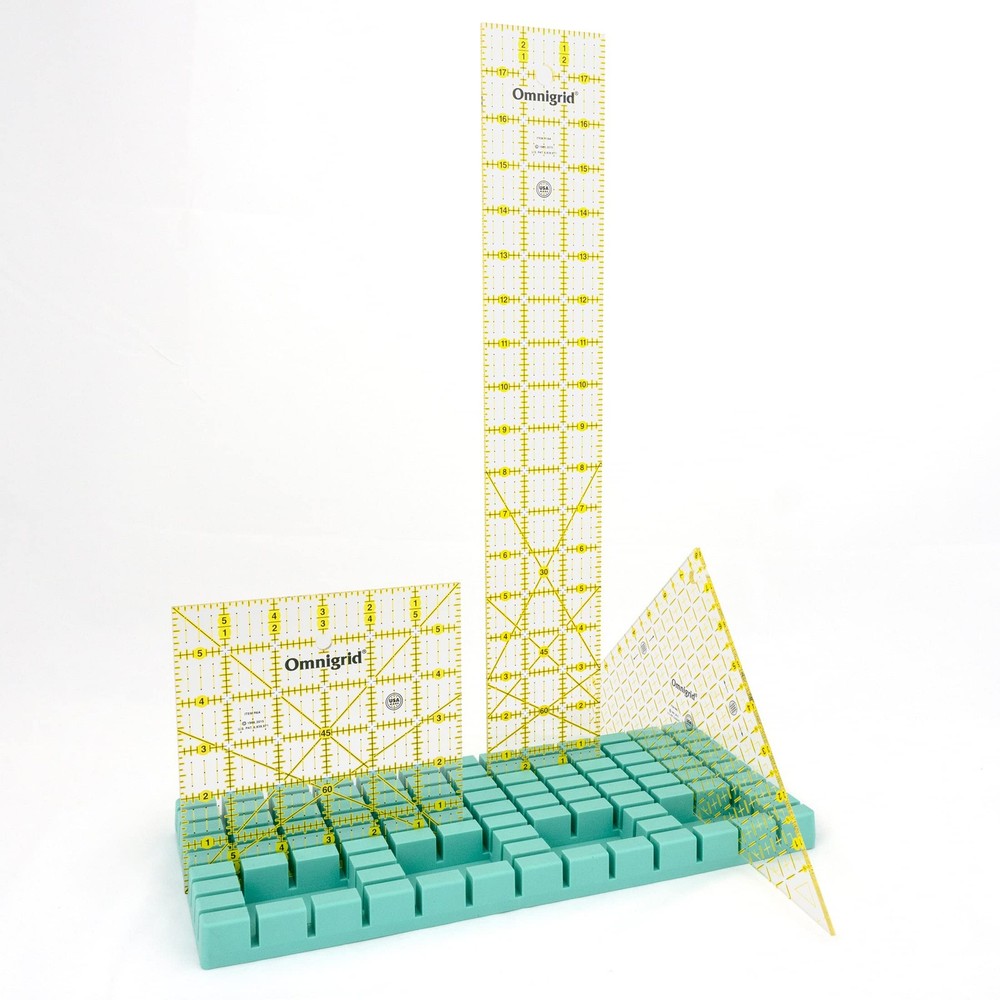 Dritz Omnigrid Ruler Rack 13X5X1, Mint Green