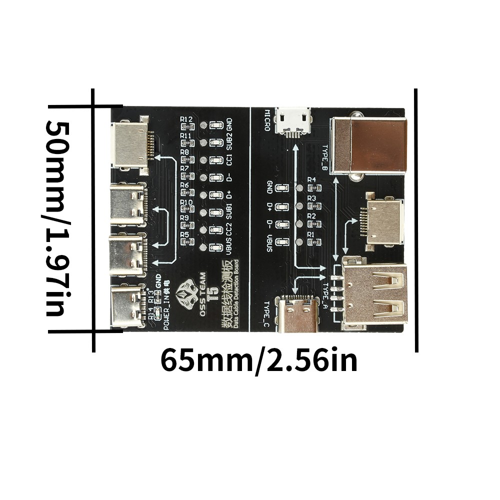 Multi-Interface Cable Testing Module Data Cable Test Board Anomaly Rapid Detect