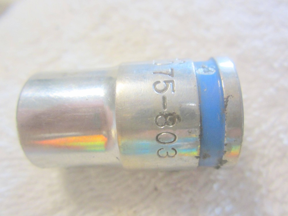 9/16" Duralast 75-803 SAE Socket 1/2'' Drive 6 Point Tool VTG