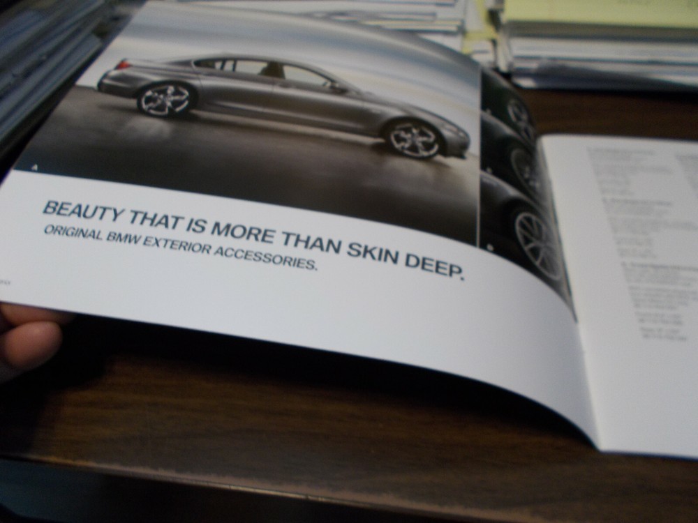 2012 BMW 5 Series 24-page Accessories Catalog