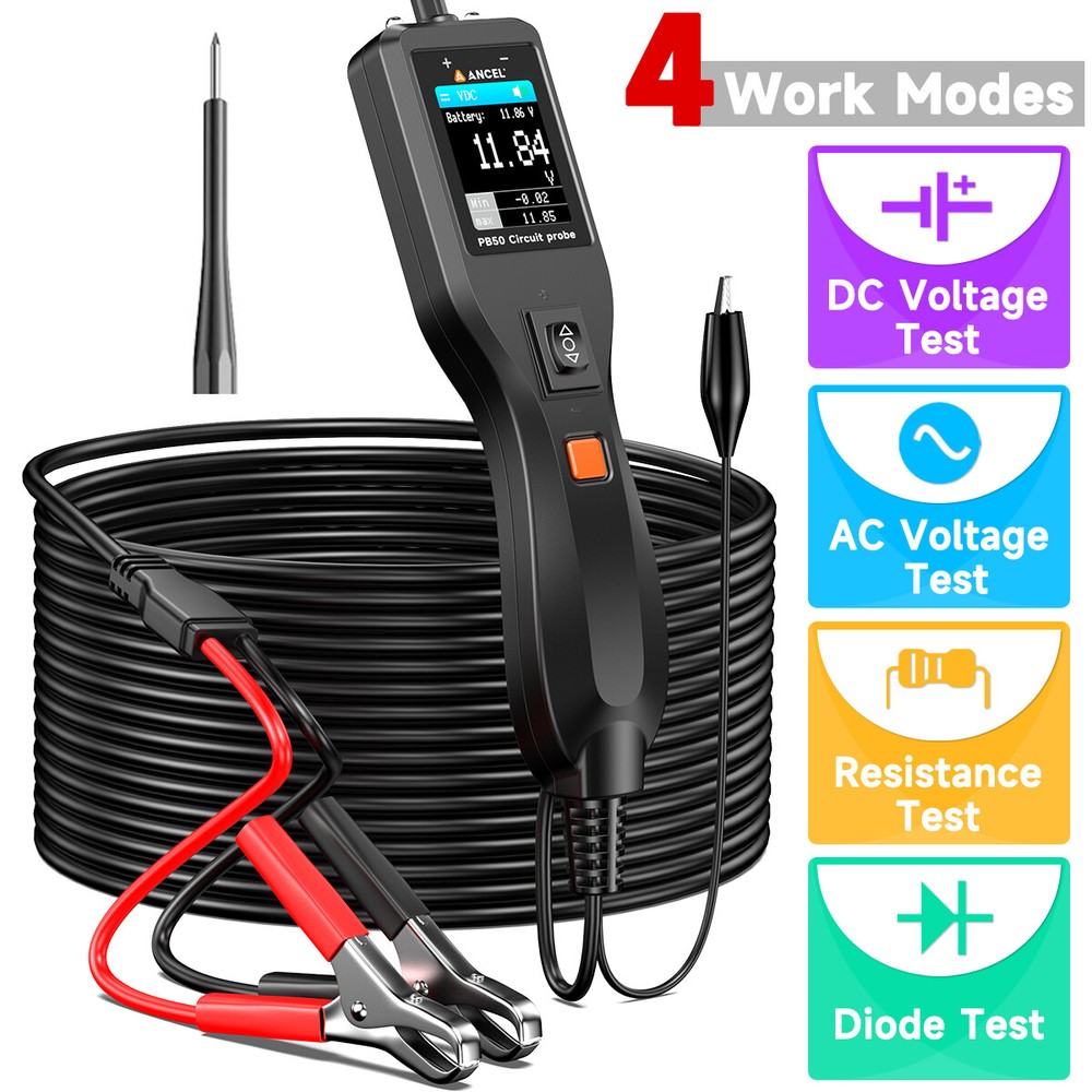 ANCEL PB50 12V 24V Auto Electrical System PowerScan Circuit Probe Tester Kit
