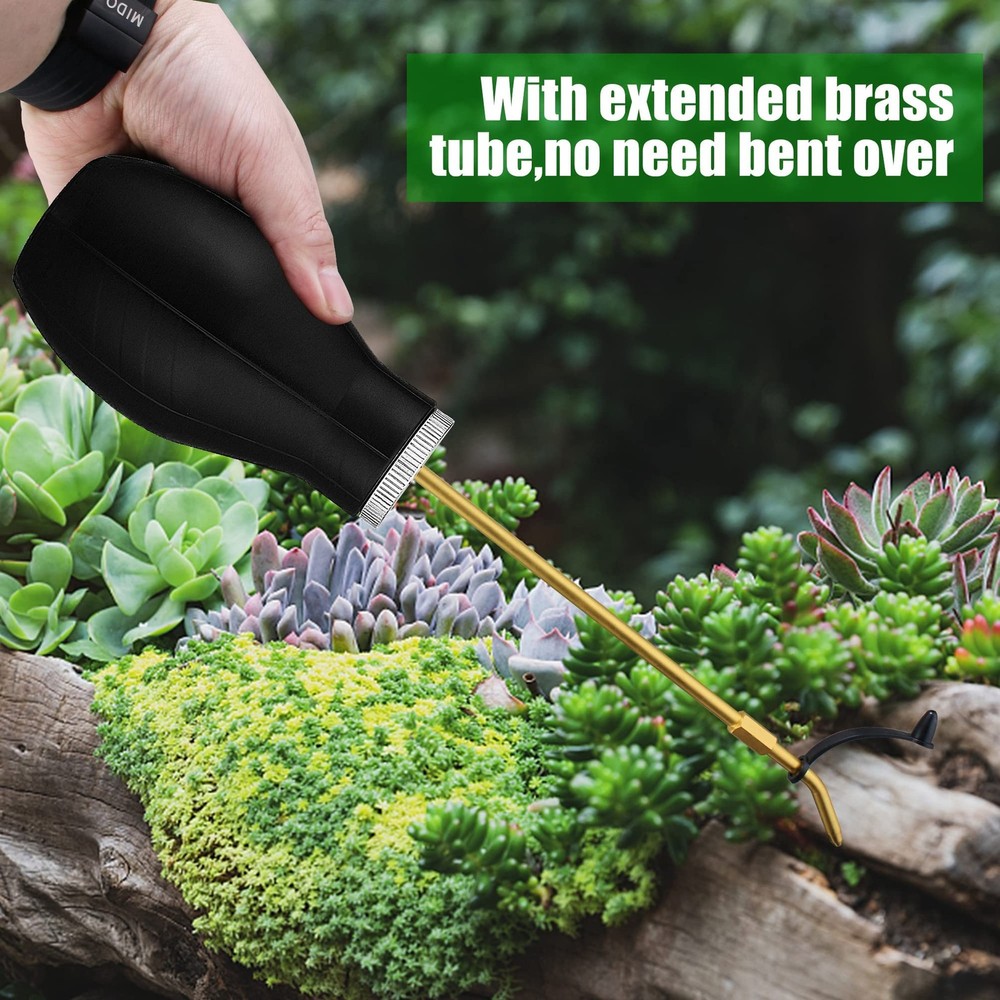 Bulb Duster Sprayer Insect Buster – Handheld, 7" Extendable Applicator Dispenser