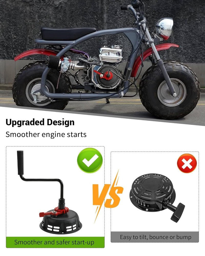 Upgrade Easy Quick Fast Pull Start Recoil Starter Assembly Fit for Predator...