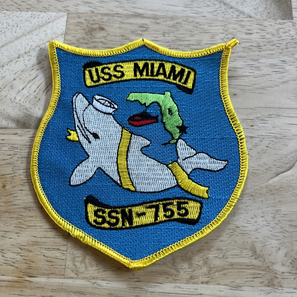 U.S. Military USS MIAMI SSN-755 Patch