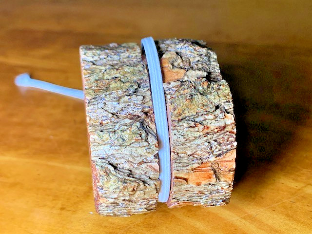 Gag Gift - Yo-Yo Made from Pine w/ Elastic instead of String