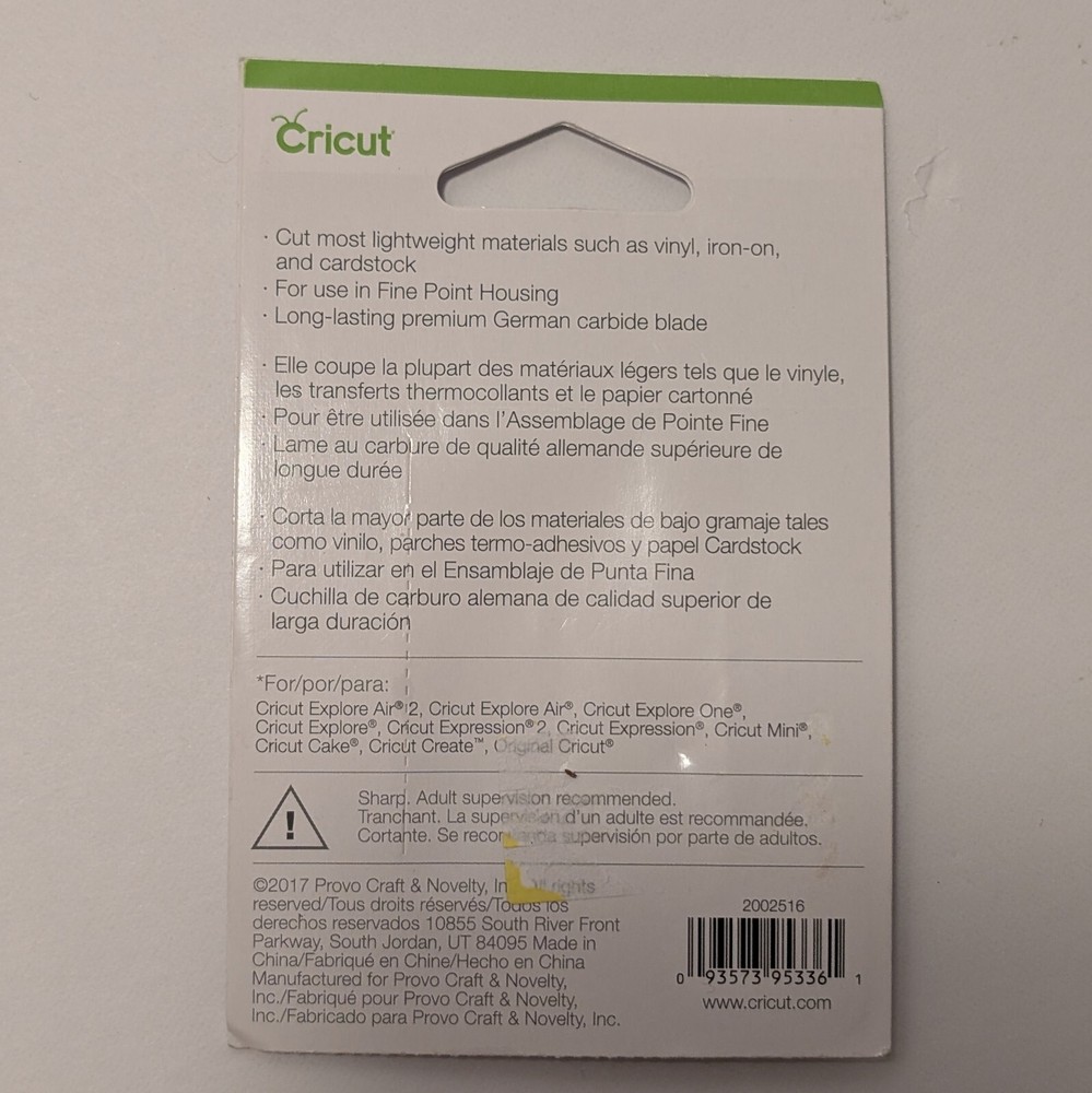 Cricut Fine Point Blade 1.1 mm
