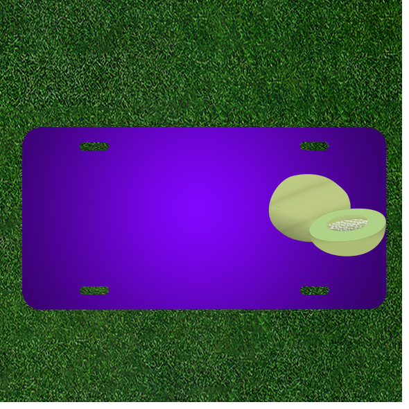 Custom Personalized License Plate With Add Names To Melon Fruit Green Ripe