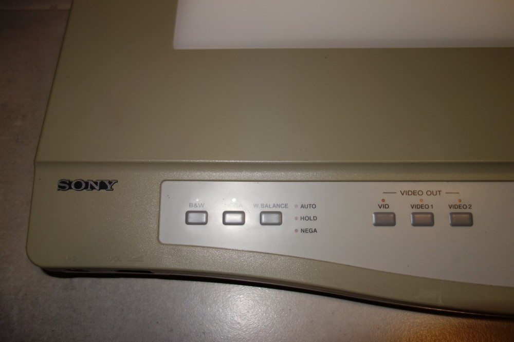 SONY VID-P100 VISUAL PRESENTER STAND DOCUMENT CAMERA TESTED AND WORKING