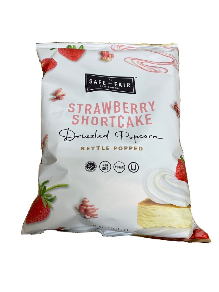 Safe + Fair Strawberry Shortcake Popcorn