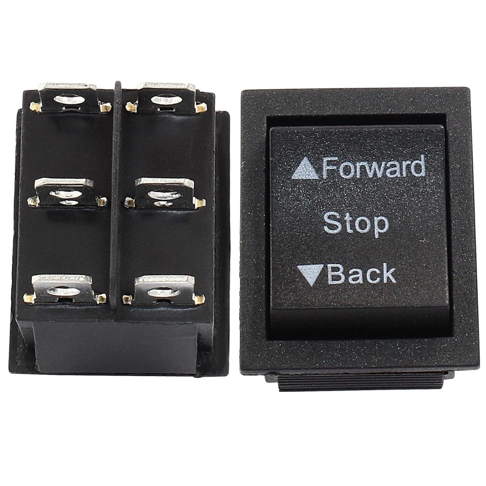 2 Pack 6V 12V Forward Reverse Switch - Forward Stop Backward Button Accessories
