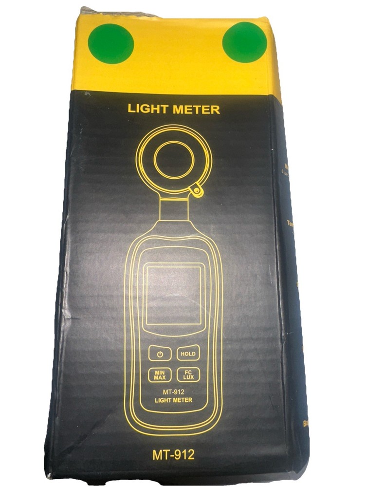 Light Meter Digital Illuminance Meter Handheld Ambient Temperature Measurer, ...