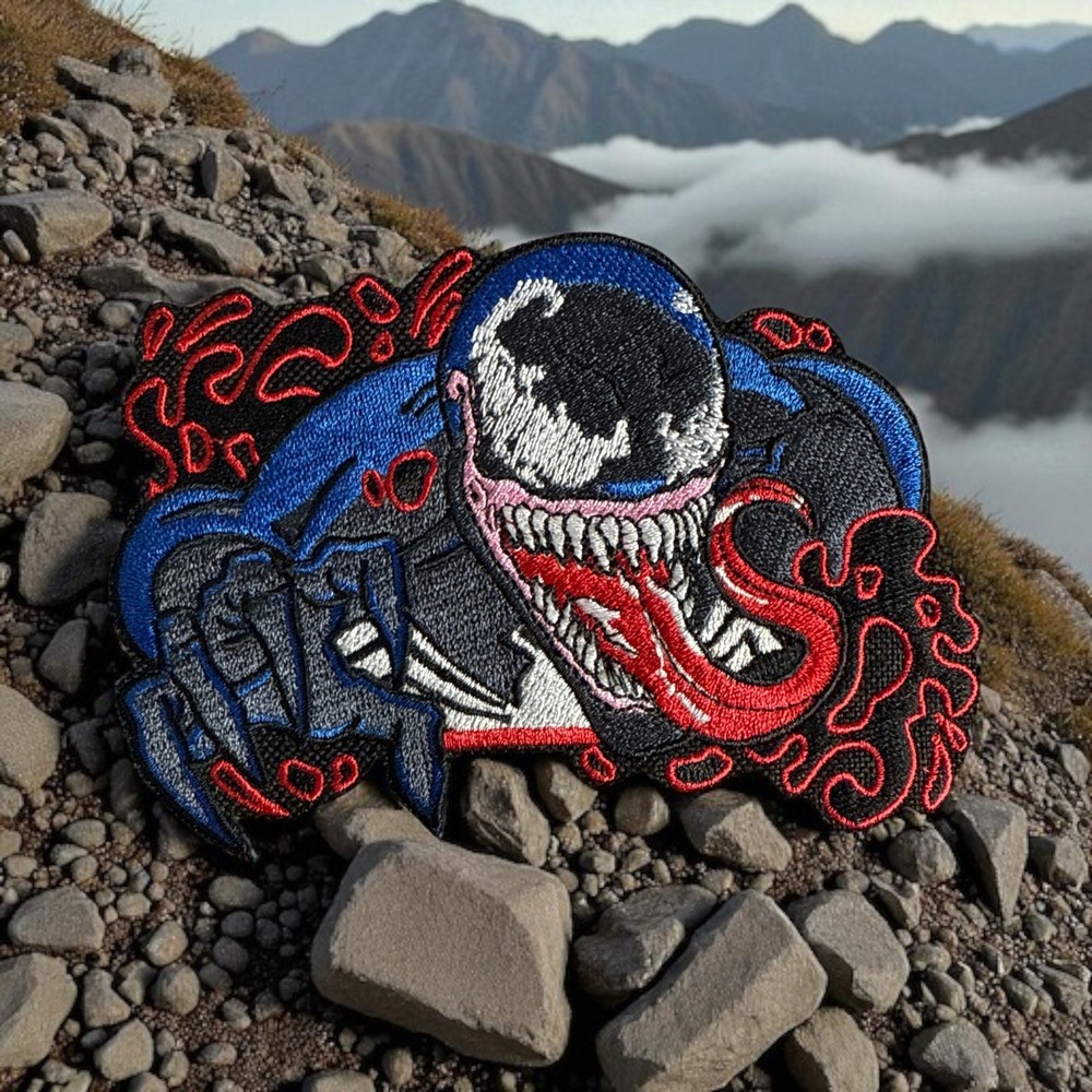Venom Embroidery Patch 3.53" X 5.02"
