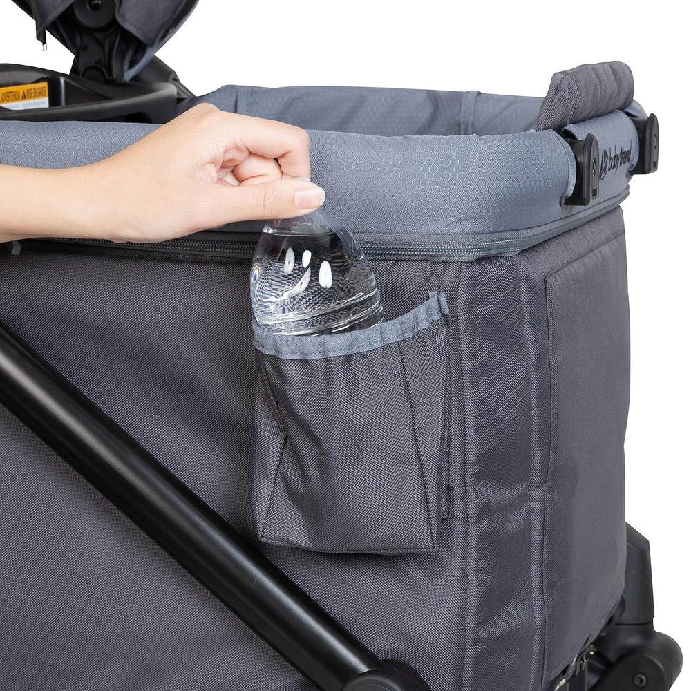 Expedition Wagon Stroller with 11 Inch Wheels and 3-Point Harness System