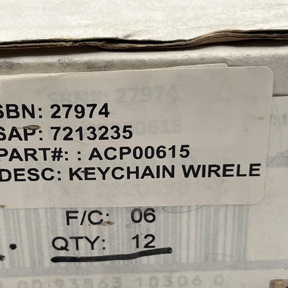 NEW!! Linear 1-Channel Block Coded Key Ring Transmitter 318 MHz - ACP00615