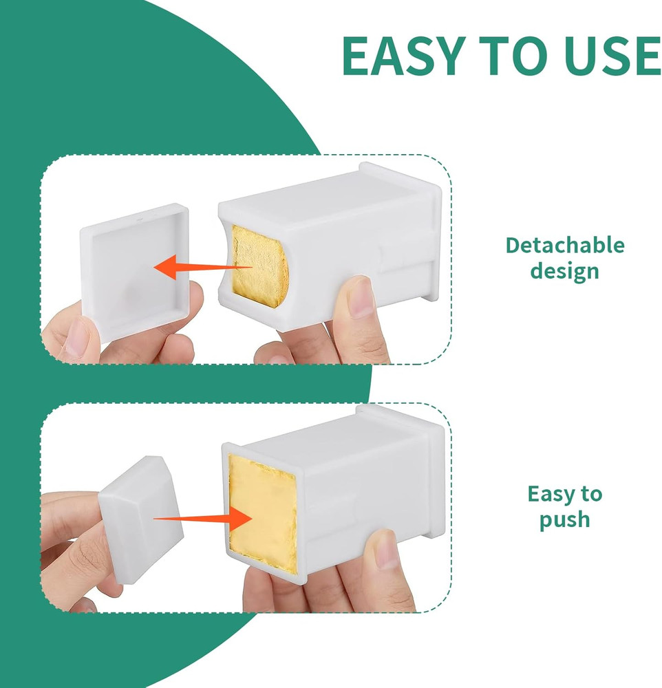2Pack Butter Spreader Plastic Dishwasher Safe Corn Cob Butterer Holder with Buil
