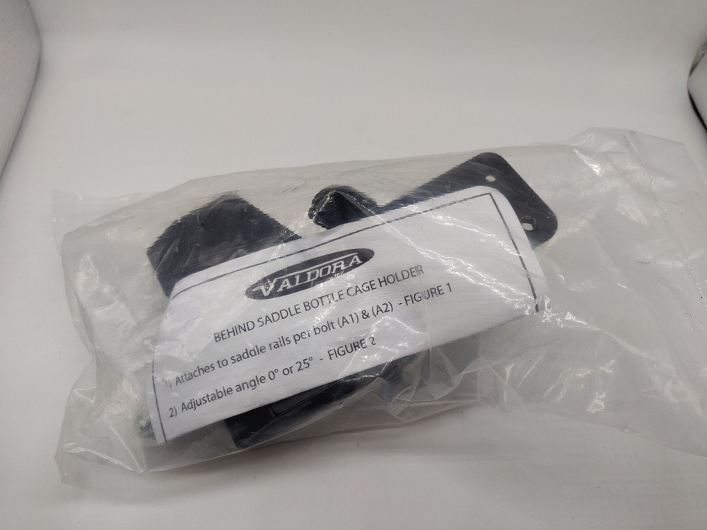 Valdora Behind Saddle Bottle Cage Holder Black