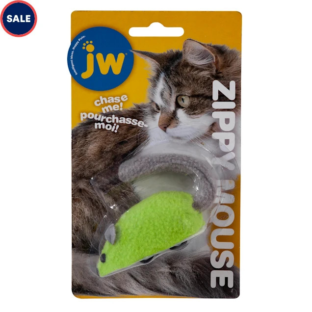 JW Zippy Mouse Cat Toy - New