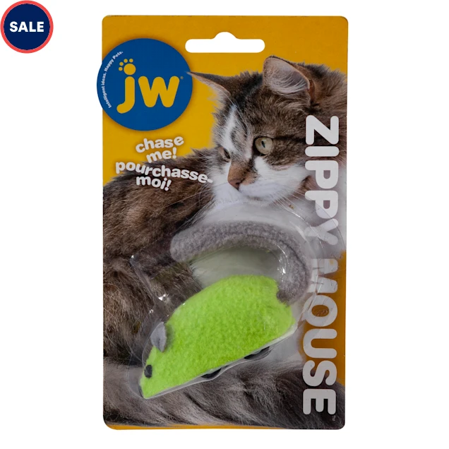 JW Zippy Mouse Cat Toy - New