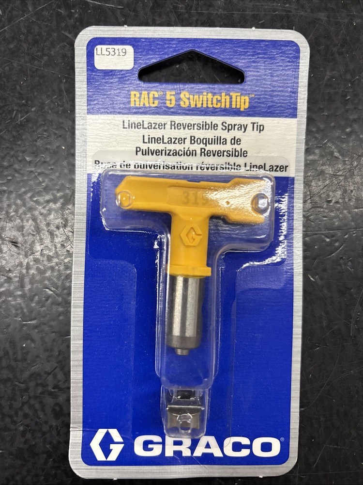 Graco LL5319 RAC 5 SwitchTip LineLazer Reversible Spray Tip