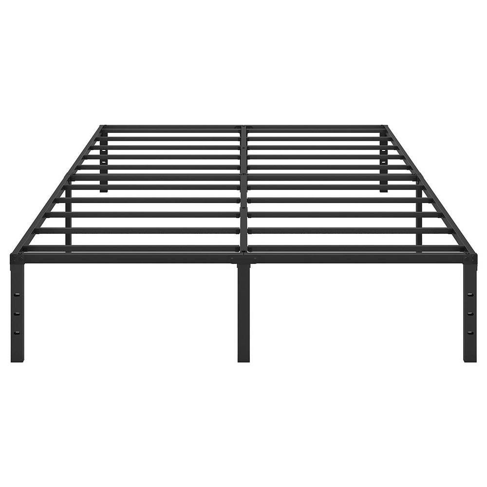 Bed Frame, Metal Platform Bed Frame No Box Spring Needed, Bed with Heavy Duty...