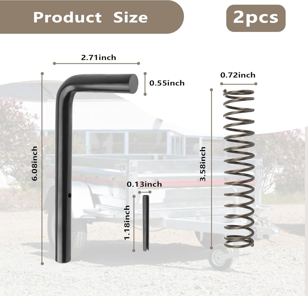 2 Pack Heavy Duty Trailer Gate Latch